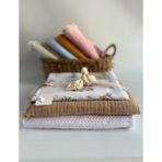 Petite Étoile Organik 3’lü Müslin Örtü ve Pike Seti | %100 Pamuk, Oeko-Tex® Sertifikalı - Bej