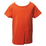 Petitebelle Düz Turuncu Aile Tişörtü Baba Anne Bebek Kıyafeti (Bebek - Large)