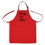 Petitebelle Hazır Set Fırında Unisex Çocuk Önlüğü (Kırmızı)