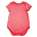 Petitebelle-Kısa Kollu Pamuklu Tulum Romper Kız Bebek Kıyafeti Nb-12m (6-12 Ay, Mandalina)