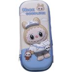 Petityu Mavi Bej Labubu Kalem Kutusu - Mavi - Bej - Standart
