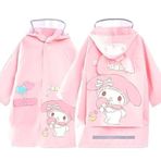 Petityu My Melody Şirin Pembe Kız Çocuk Yağmurluk 4-6 Yaş