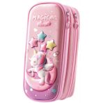 Petityu Unıcorn 3D Buyuk Kalem Kutu - 1 Adet - Pembe