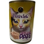 PETİVA KUZU ETLİ KIYILMIŞ PATE SPECİAL KEDİ KONSERVESİ 400 GR