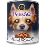 PETİVA KUZU ETLİ SOSLU YAVRU KÖPEK KONSERVESİ 400 GR