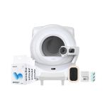 Petkit Purobot Ultra Akıllı Kedi Tuvaleti + Erken Teşhis Kedi Kumu + Çöp Poşeti + N60 Koku Giderici + Basamak