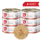 Petlebi Sos İçinde Parça Taze Somonlu 6x70 gr Kedi Konservesi