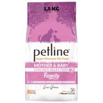 Petline Family Mother&Baby Düşük Tahıllı Tavuklu 1.5 kg Yavru Kedi Maması