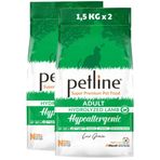 Petline Hypoallergenic Düşük Tahıllı Kuzu Etli 2x1.5 kg Yetişkin Kedi Maması