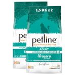 Petline Urinary İdrar Yolu Problemli Kediler Tahılsız Hipoalerjenik Tavuk Etli 2x1.5 kg Yetişkin Kuru Kedi Maması