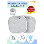 PetPivot Koku Önleyici Otomatik Kedi Tuvaleti Kum Pedi 2 Adet