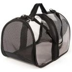 Petpretty 44x28x28 cm Siyah Bacco Milano Şeffaf Taşıma Çantası