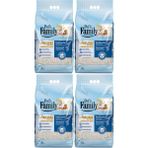 Pets Family 4* 5LT Topaklanan Parfümsüz Doğal Bentonit Kalın Taneli Kedi Kumu 4 Paket 20 Lt