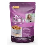 Pets Family Pouch Yavru Tavuk Etli 85 gr Yaş Mama