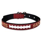 Pets First Deri Evcil Hayvan Tasması NFL New Orleans Saints Premium Köpek Tasması Sınırlı Üretim Beden Medium. En İyi ve En Güçlü Ağır İş Köpek Tasması! (NOS-3081-MD) Orta (40,6-50,8 cm Uzunluğunda ve 2,5 cm Genişliğinde)