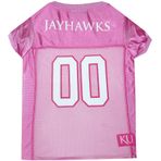 Pets First NCAA Kansas Jayhawks Köpek Pembe Forma, X-Small. - Evcil Hayvan Pembesi Kıyafet.