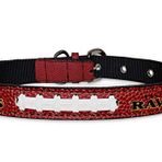 Pets First Sert Deri Evcil Hayvan Tasması NFL Baltimore Ravens Premium Köpek Tasması, Sınırlı Sayıda, Beden Small. En İyi ve En Güçlü Ağır İş Köpek Tasması!, Küçük (12-15" Uzun ve 1,9 cm Genişliğinde) (BAL-3081-SM)