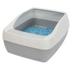 PetSafe Deluxe kedi tuvaleti, kristal kedi kumu, daha iyi sıvı emilimi ve koku kontrolü, kolay temizlenir, 1 adet (1'li paket)