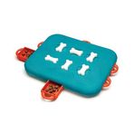 PetStages Dog Casino Turquoise İnteraktif Köpek Puzzle Oyuncağı, Zeka Geliştirici Mama Kabı, Ödül Hazneli Tasarım, Turkuaz
