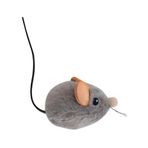 PetStages Squeak Squeak Mouse Catnip'li Fare Kedi Oyuncağı, Gri, Sesli, Çiğneme ve Oyun İçin, 4 cm