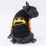 Pettrend Batman Baskılı Polar Sweat Kedi Köpek Sweati Kedi Köpek Kıyafeti Kedi Köpek Elbisesi - L