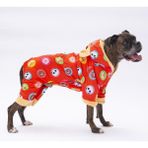 Pettrend Turuncu Animals Büyük Köpek Mont Büyük Irk Yağmurluk Köpek Kıyafeti - 4XL
