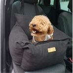 Petty Comfort 3 Fonksiyonlu Köpek Koltuk Köpek Yatağı Taşıma Çantası Köpek Araba Koltuğu - Antrasit