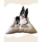 Petty Comfort Çift Taraflı Köpek Yatağı Minderi-Orta Irk-Büyük Irk Köpek Yatağı Minderi-Yıkanabilir-Elyaf Dolgulu - S - Kahverengi