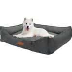 petty comfort pet supplies petty comfort Köpek Yatağı-Orta Irk Köpek Yatağı-Büyük Irk Köpek Yatağı-Silinebilir-Tamamı Fermuarlı (Antrasit,medium)