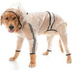 Petza Büyük Irk Paçalı Şeffaf Köpek Yağmurluk Rinda