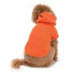 Petza Küçük ve Orta Irk Köpek Sweatshirt - Marmit Turuncu - Köpek Kıyafeti, L