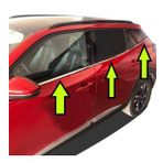 Peugeot 2008 Cam Çitası 6 Prç Krom 2020 2021 2022 2023