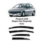 Peugeot 206 4 lü Mügen Cam Rüzgarlığı
