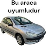 Peugeot 206 Hb 2000-2010 Bagaj Rafı Pandizot - Siyah