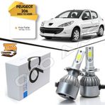 Peugeot 206 Kısa Far Led Xenon Şimşek Etkili 2003 ve Üzeri