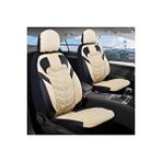 Peugeot 206 Lüx Deri Oto Koltuk Kılıfı Ön Arka Takım Set Classy BEJ SİYAH