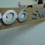 Peugeot 206 SW Bagaj Yazı Logo Amblem 3M 3D