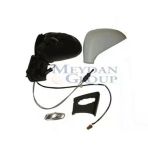 Peugeot 207 2006-2012 Kapı Aynası Sol Manuel - Sinyalli - Gri Kapaklı 2+2 Fiş Li (Famella) (Adet) (Oem No:96805881xt)