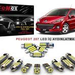 Peugeot 207 LED İç Aydınlatma Ampul Seti FEMEX Parlak Beyaz