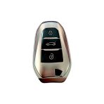 Peugeot 208-308-508-2008-3008-5008 Anahtar Uyumlu Silikon Oto Anahtar Kumanda Kabı Kılıf Füme