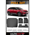 Peugeot 3008 Alt Bagaj Havuzu+4.5d Havuzlu Paspas Seti 2022 Model - Siyah