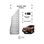 Peugeot 3008 Ayak Dinlendirme Pedalı Krom Ayak Dayama Pedalı