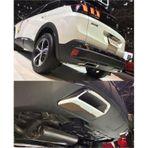 Peugeot 3008 Egzoz Ucu Abs Plastik Üzeri Krom Difüzör Kromu