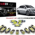 Peugeot 301 LED İç Aydınlatma Ampul Seti FEMEX Parlak Beyaz