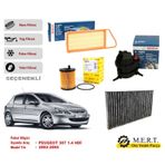 Peugeot 307 1.4 HDi Dizel Filtre Bakım Seti (2002-2005)