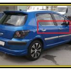 Peugeot 307 2001 Üzeri 4 Parça Krom Cam Çıtası