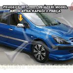 Peugeot 307 2001 Üzeri Krom 2 Parça Ayna Kapağı