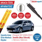 Peugeot 307 2005-2007 Muz Silecek Takımı