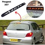 Peugeot 307 Karbon Arka Fren Stop Lambası Sticker - 1cm
