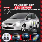 Peugeot 307 Makyajsız Kasa Uzun Far Uyumlu Şimşek Etkili Led Xenon Pro Series H1